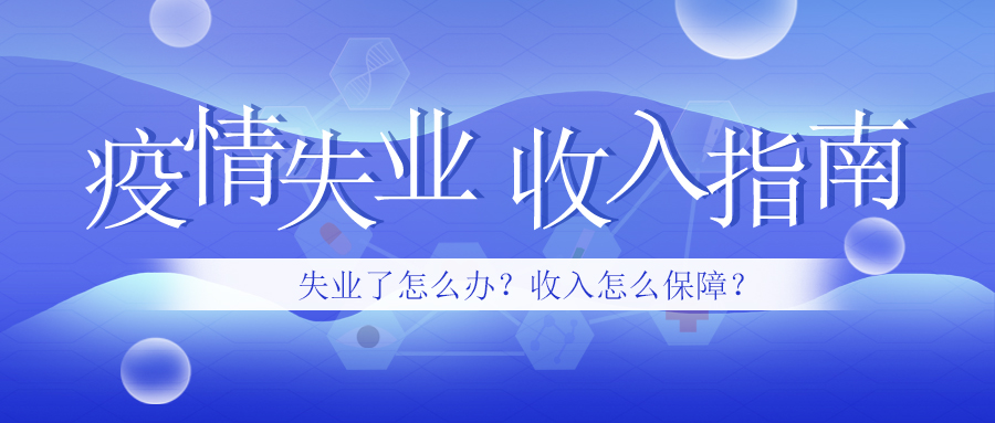 疫情失业，收入指南